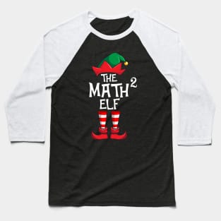 Math Elf Matching Family Christmas Baseball T-Shirt